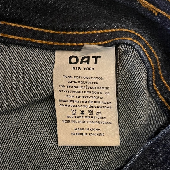 Oat New York Blue Wide Leg Jeans - Picture 4 of 4